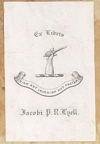 J P R Lyell bookplate