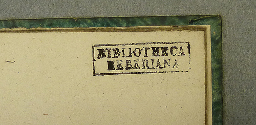 Bibliotheca Heberiana stamp